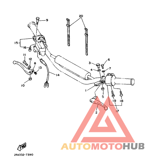 Handle switch. lever