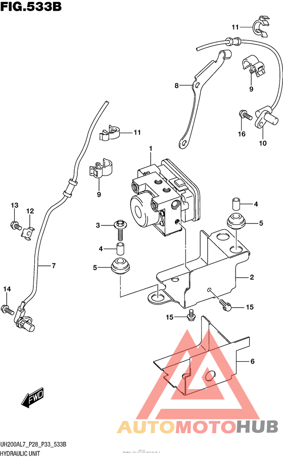 Hydraulic Unit (Uh200Al7 P33)