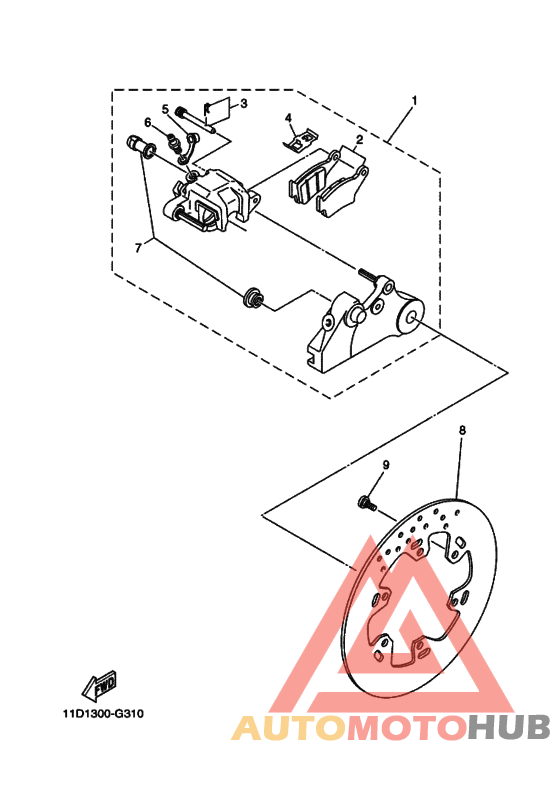 Передний суппорт