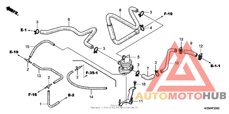 Air injection control valve ('08-)