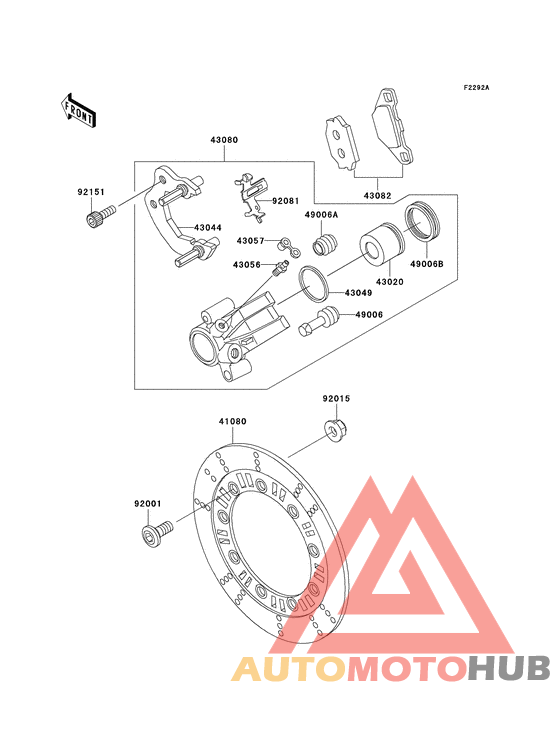 Передний суппорт