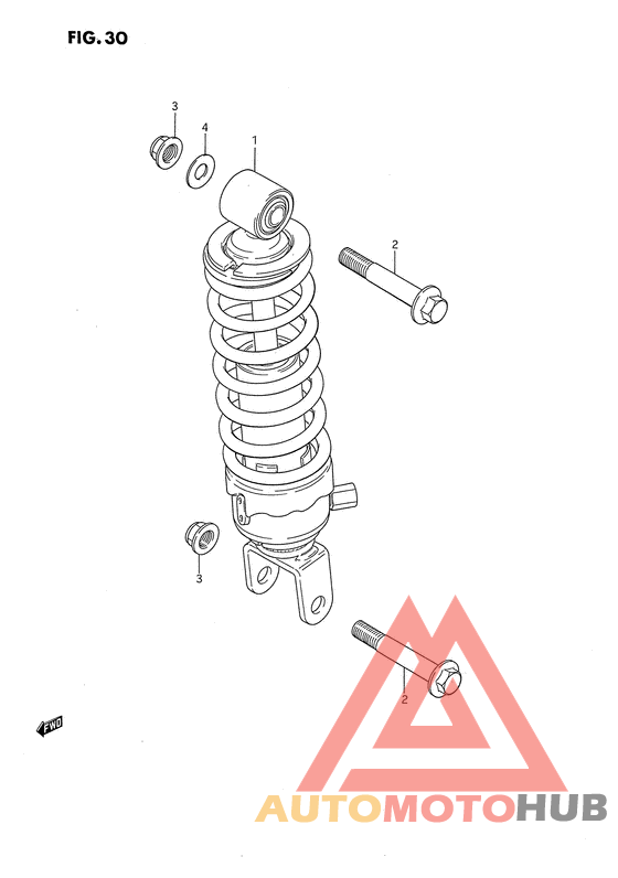 Задние амортизаторы