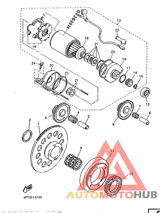Муфта стартера