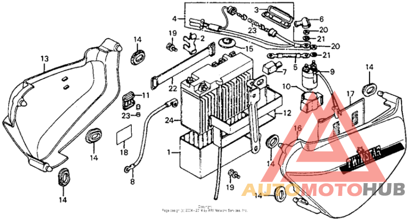 Side cover + battery