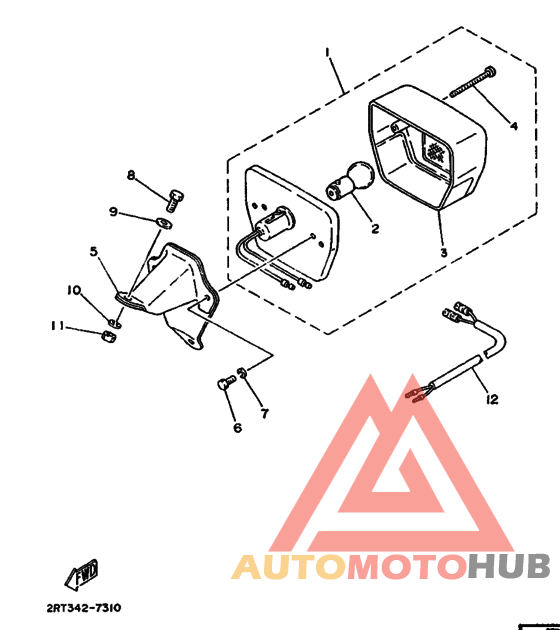 Taillight unit ass`y