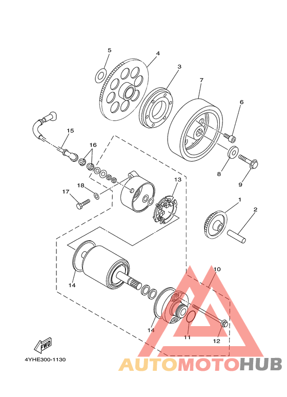Муфта стартера