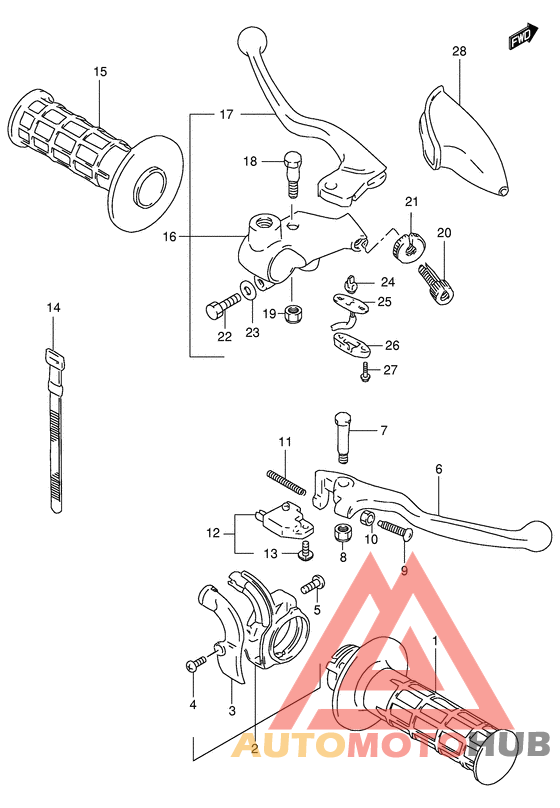 Рулевой рычаг