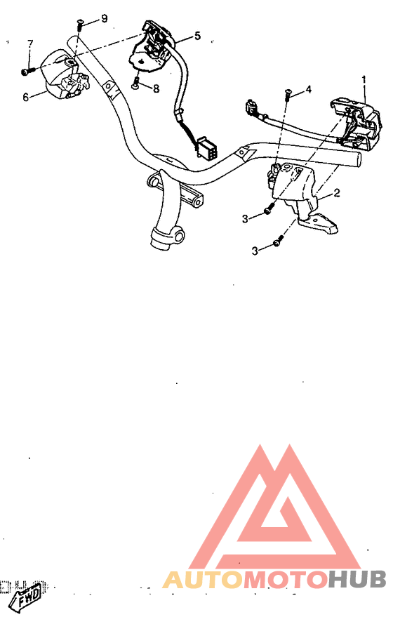 Handle switch. lever