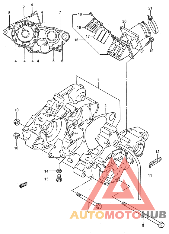 Картер двигателя