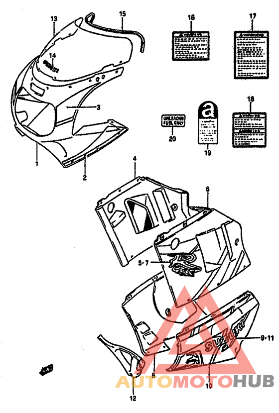 Cowling body