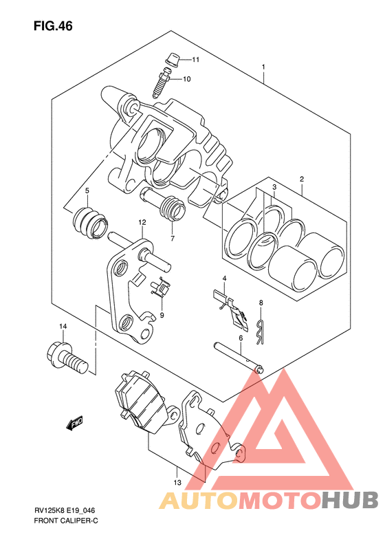 Передний суппорт