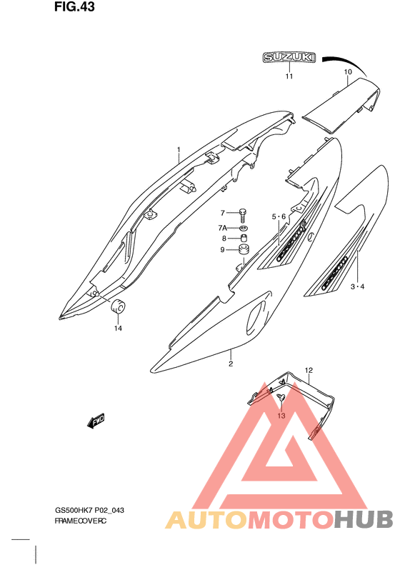 Обтекатель задний