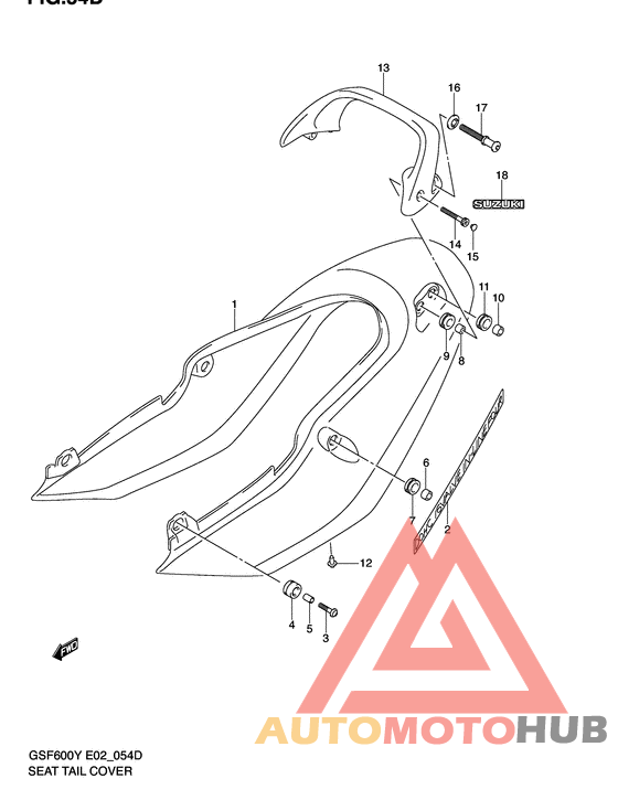 Обтекатель сидения