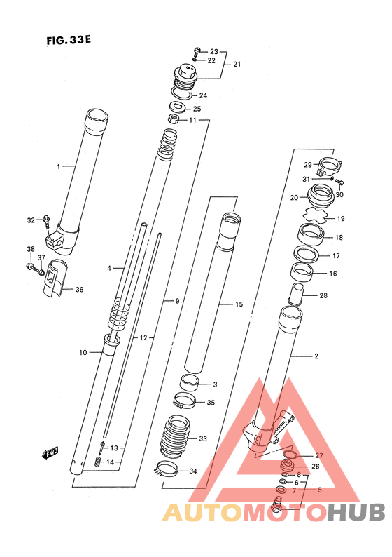 Передняя вилка