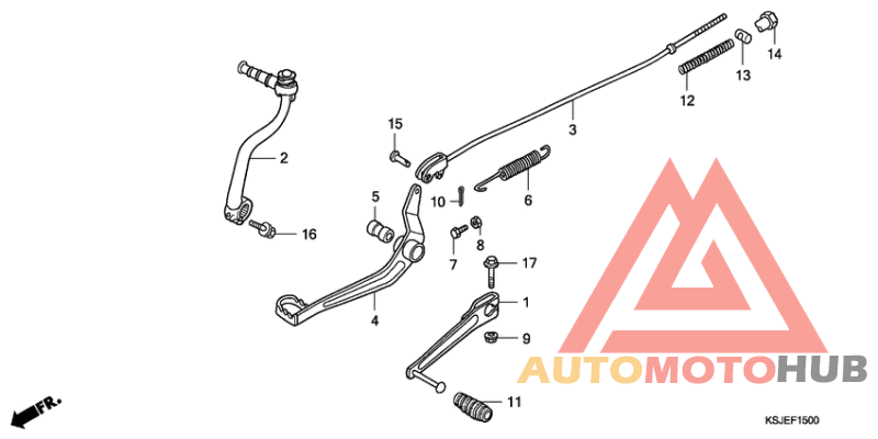 Brake pedal assy