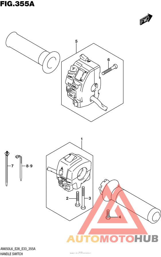 Handle Switch (An650L6 E33)