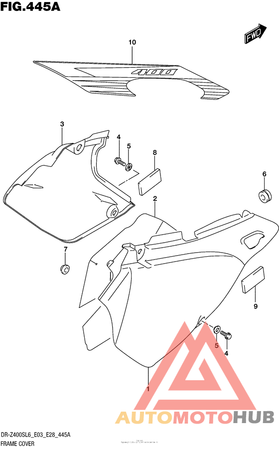 Frame Cover (Dr-Z400Sl6 E03)