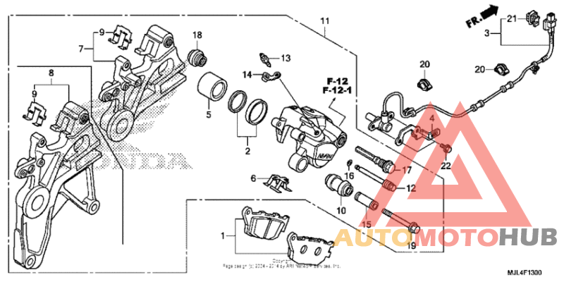 Задний суппорт