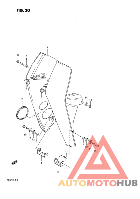 Щиток облицовочный