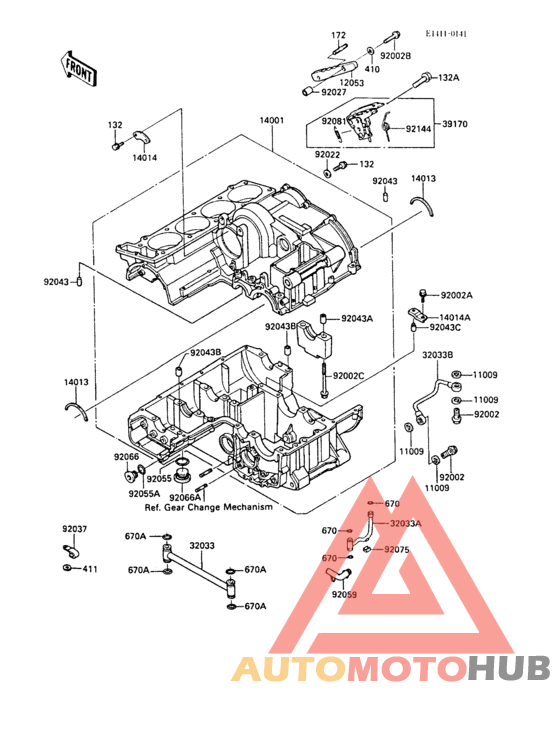 Crankcase(zxt00a-020488-)