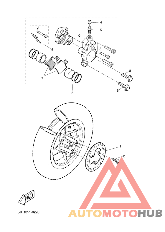 Передний суппорт