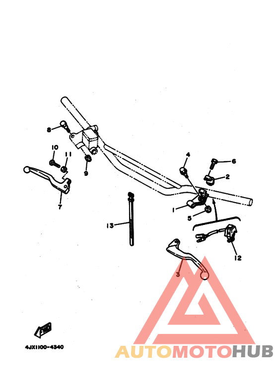 Handle switch. lever