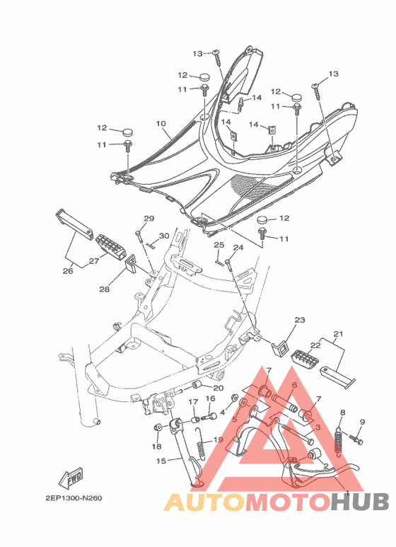 Stand & footrest
