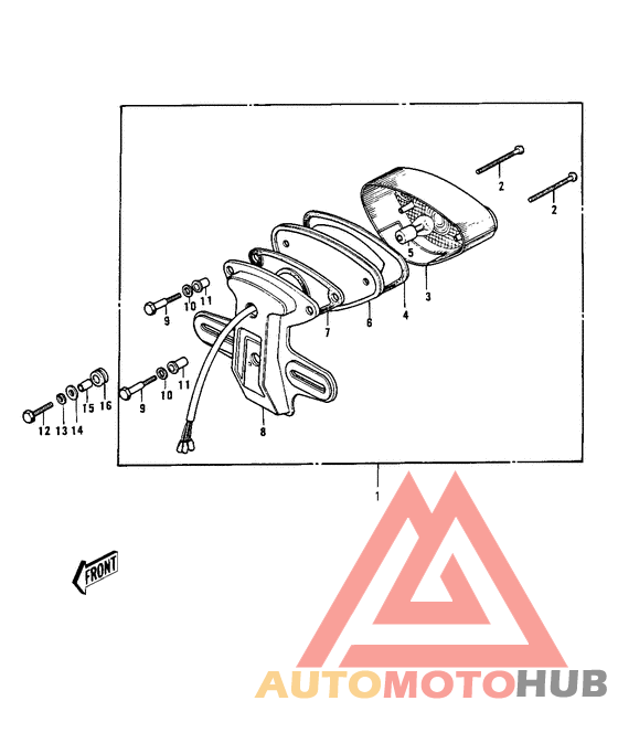 Taillight unit ass`y