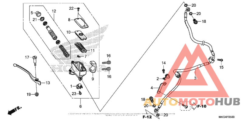 Front Brake Master Cylinder (1)