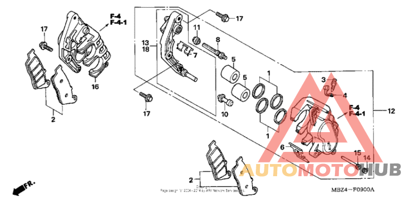 Передний суппорт