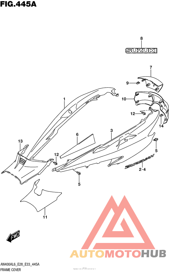 Frame Cover (An400Al6 E33)