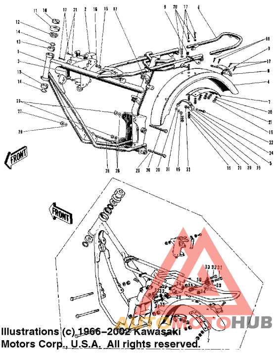 Frame/frame fittings