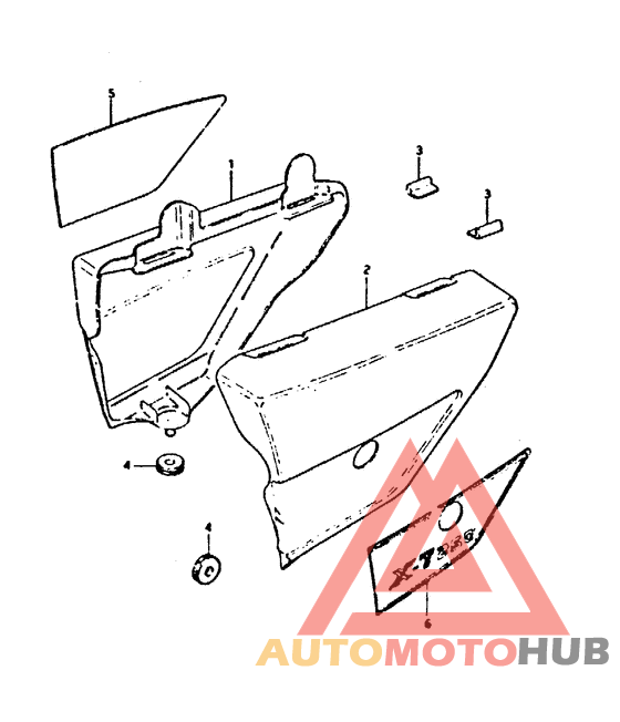 Обтекатель задний