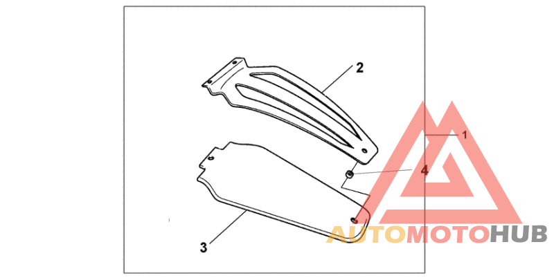 Rear mudguard protection