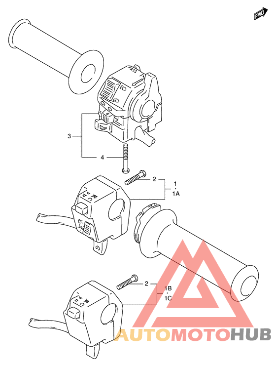 Рулевой переключатель