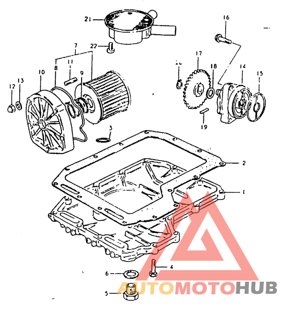 Oil pump - oil filter