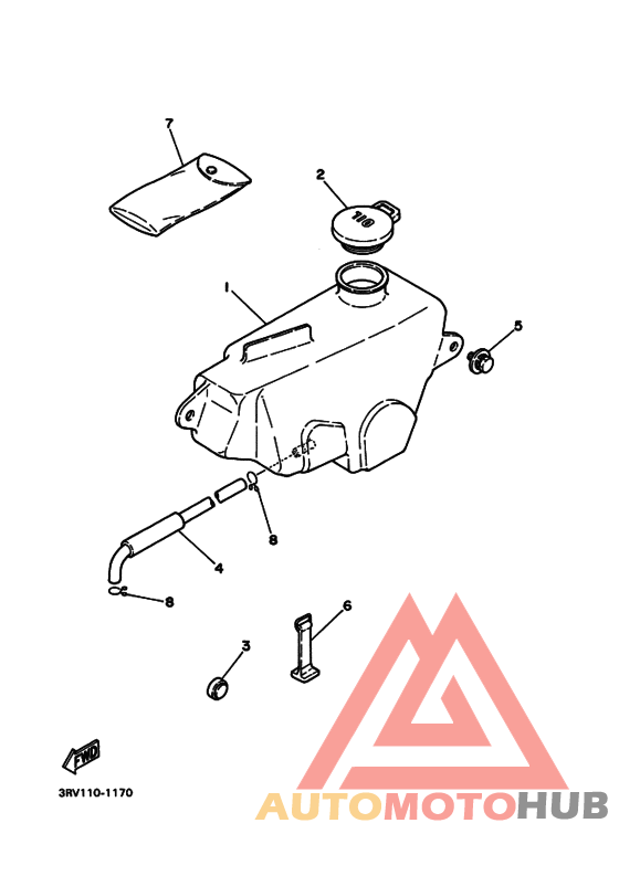 Бак масляный