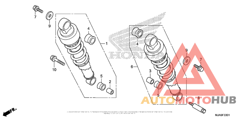 Rear Shock Absorber (2)