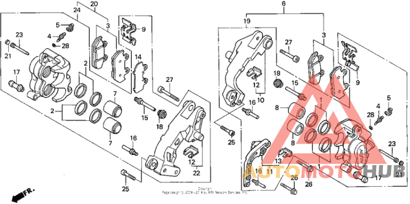 Передний суппорт
