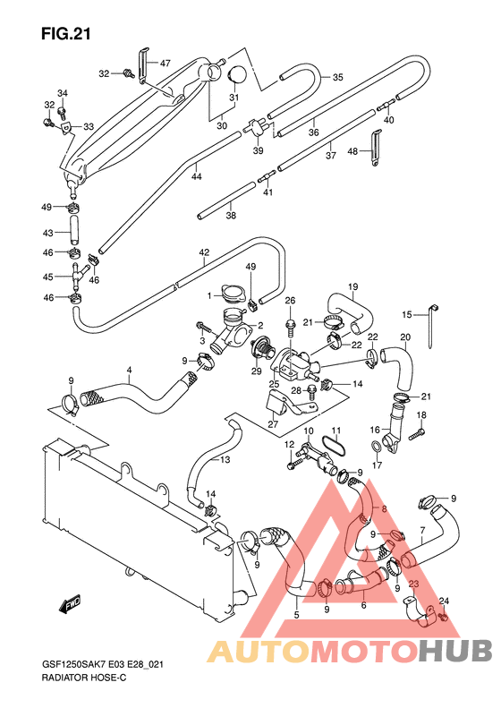 Радиатор hose