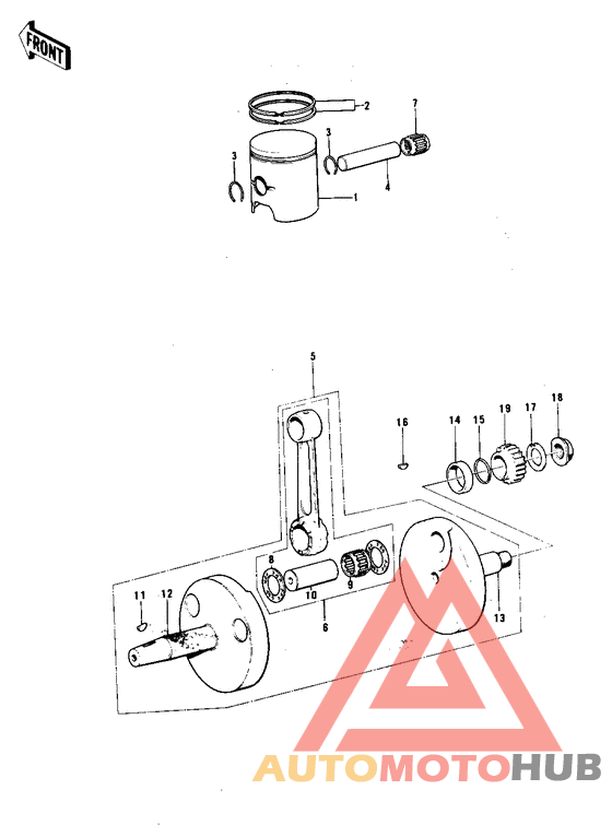 Crankshaft/piston