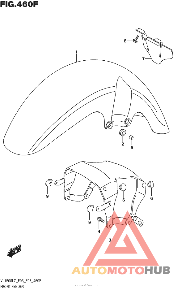 Front Fender (Vl1500Tl7 E28)