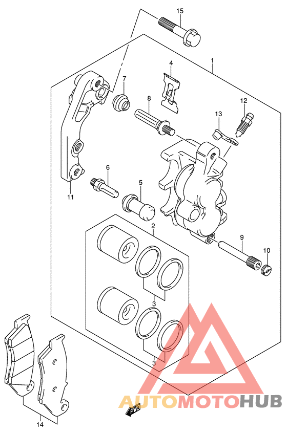 Передний суппорт