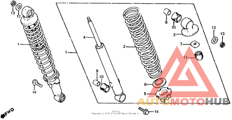 Shock absorber 81-85