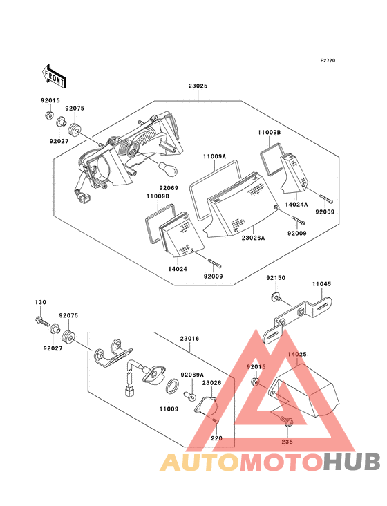 Taillight unit ass`y