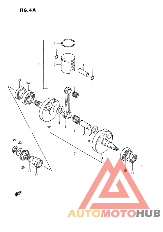 Вал коленчатый