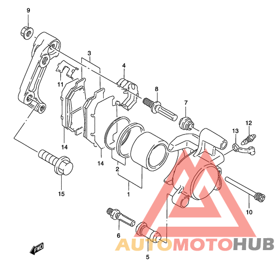 Передний суппорт