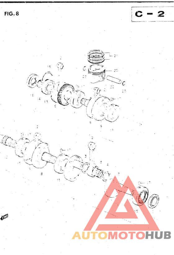 Вал коленчатый