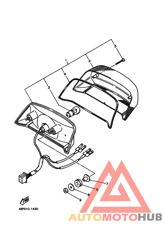 Taillight unit ass`y