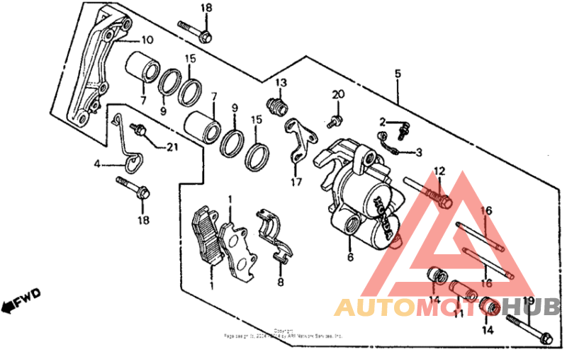 Передний суппорт